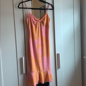 Michael Kors pink and orange dress